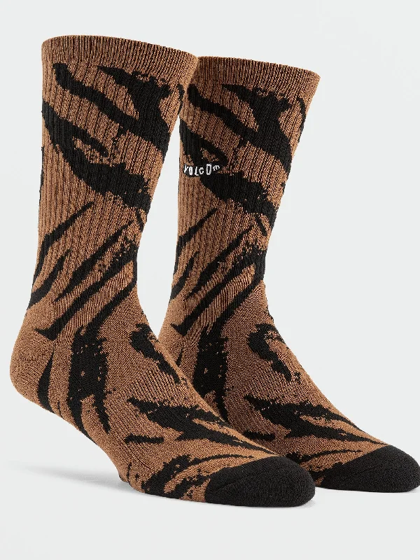 Special Discount Pistol Socks - Tobacco