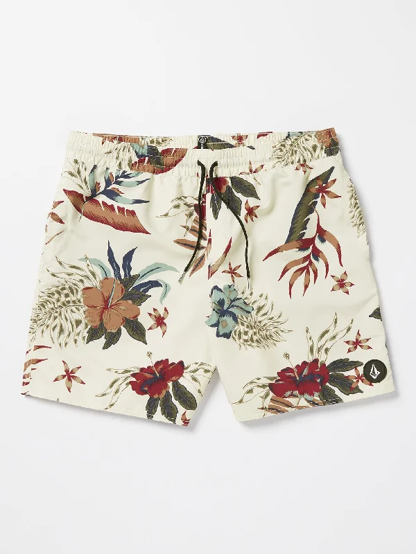 Incredible Offers Polly Pack Elastic Waist Trunks - Dirty White