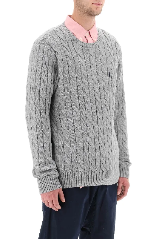 Savings Event Polo Ralph Lauren Cable Knit Cotton Sweater