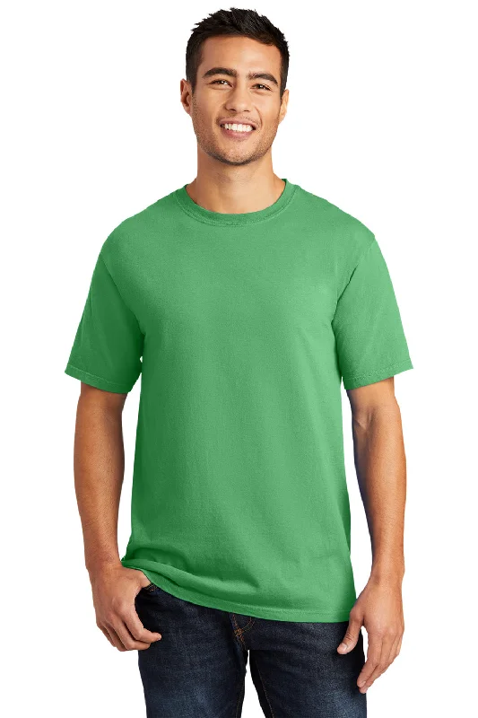 Quick Sale Port & Company Mens Beach Wash Short Sleeve Crewneck T-Shirt - Guacamole Green Quick Sale Port & Company Mens Beach Wash Short Sleeve Crewneck T-Shirt - Guacamole Green