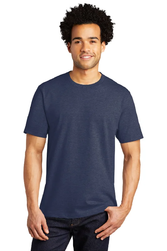 Can't Be Beat Port & Company Mens Bouncer Short Sleeve Crewneck T-Shirt - Heather Team Navy Blue Can't Be Beat Port & Company Mens Bouncer Short Sleeve Crewneck T-Shirt - Heather Team Navy Blue