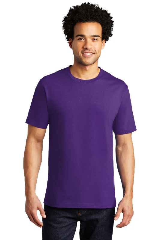 Price Rollback Port & Company Mens Bouncer Short Sleeve Crewneck T-Shirt - Team Purple