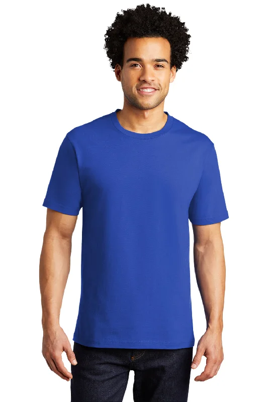 New Deals Port & Company Mens Bouncer Short Sleeve Crewneck T-Shirt - True Royal Blue
