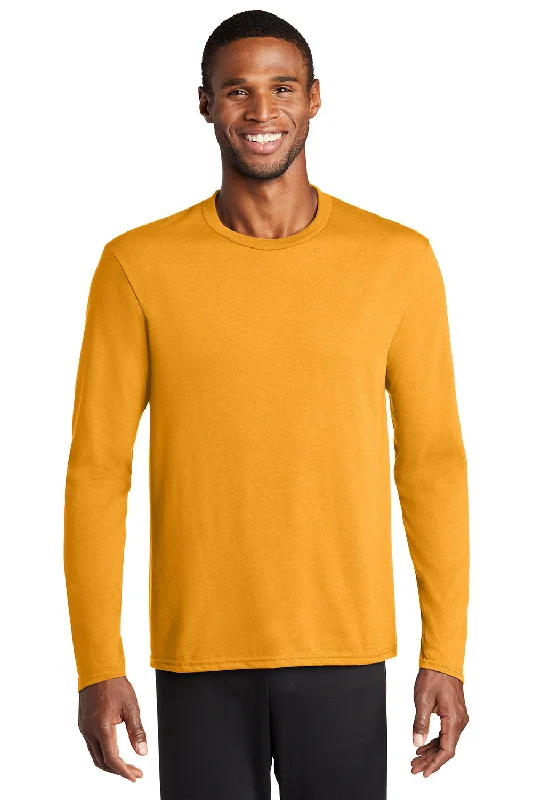 Weekend Specials You Can't Miss Port & Company Mens Dry Zone Performance Moisture Wicking Long Sleeve Crewneck T-Shirt - Gold Weekend Specials You Can't Miss Port & Company Mens Dry Zone Performance Moisture Wicking Long Sleeve Crewneck T-Shirt - Gold