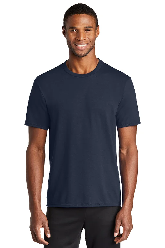 Weekend Offers That Excite Port & Company Mens Dry Zone Performance Moisture Wicking Short Sleeve Crewneck T-Shirt - Deep Navy Blue Weekend Offers That Excite Port & Company Mens Dry Zone Performance Moisture Wicking Short Sleeve Crewneck T-Shirt - Deep Navy Blue
