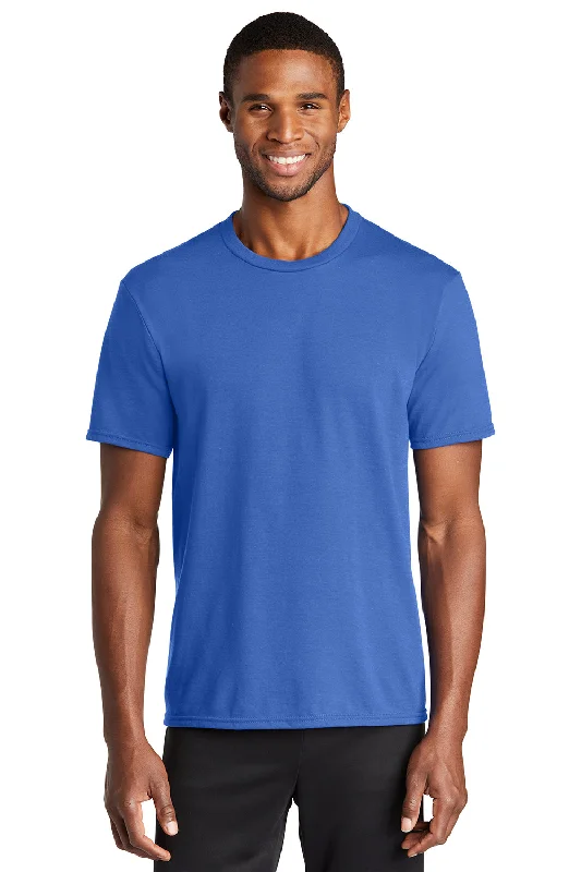 Weekend Bargains Await You Port & Company Mens Dry Zone Performance Moisture Wicking Short Sleeve Crewneck T-Shirt - True Royal Blue Weekend Bargains Await You Port & Company Mens Dry Zone Performance Moisture Wicking Short Sleeve Crewneck T-Shirt - True Royal Blue