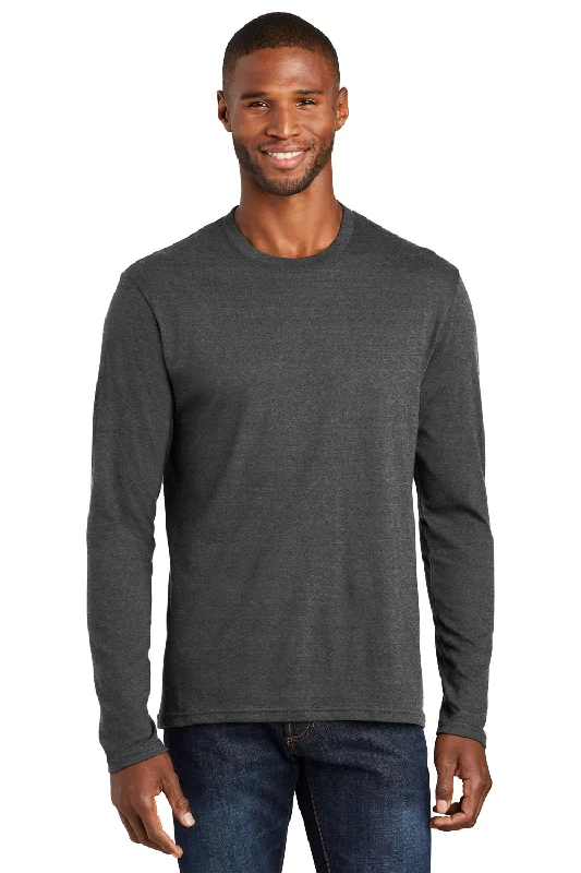 Exclusive Weekend Offers Inside Port & Company Mens Fan Favorite Long Sleeve Crewneck T-Shirt - Heather Black Exclusive Weekend Offers Inside Port & Company Mens Fan Favorite Long Sleeve Crewneck T-Shirt - Heather Black