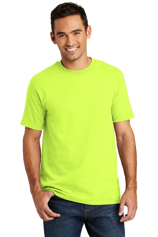 Weekend Wonders Await! Port & Company Mens USA Made Short Sleeve Crewneck T-Shirt - Safety Green - Closeout Weekend Wonders Await! Port & Company Mens USA Made Short Sleeve Crewneck T-Shirt - Safety Green - Closeout