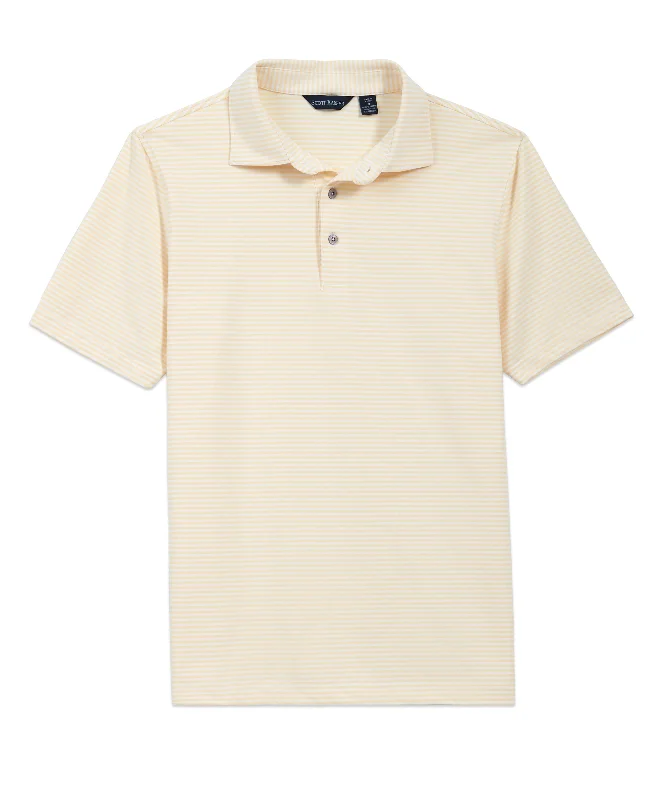 Weekend Sale: Don't Miss Out Prep Stripe Tech Polo, Soft Yellow