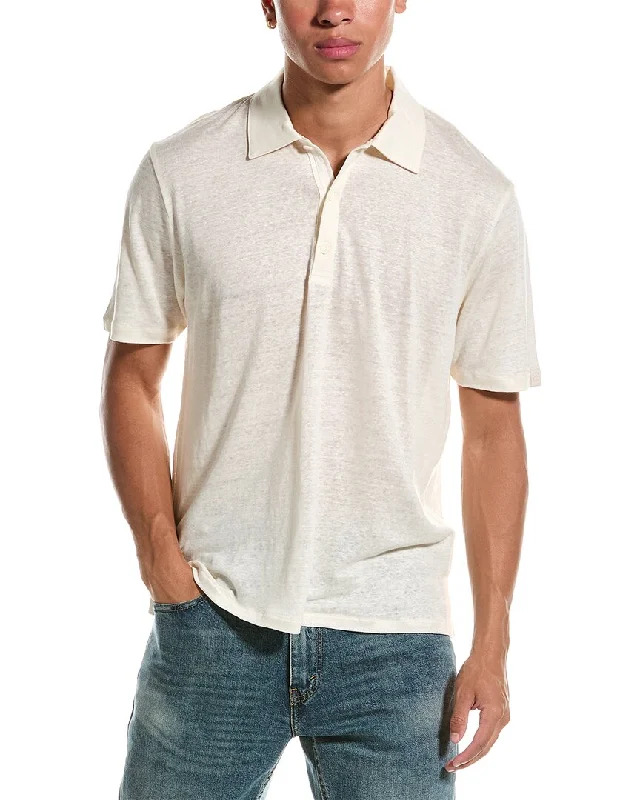 Weekend Savings Bonanza rag & bone Classic Linen Polo Shirt