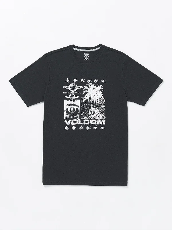 Time-Sensitive Ratso Short Sleeve Tee - Washed Black Heather