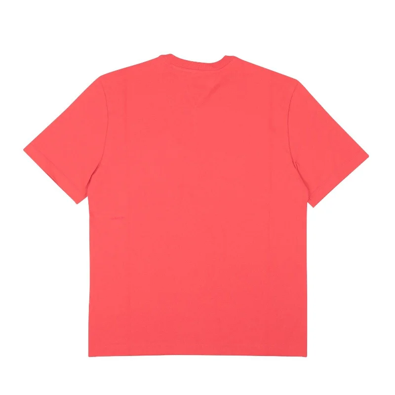 Special Buy Red Cotton Short Sleeve Crewneck T-Shirt