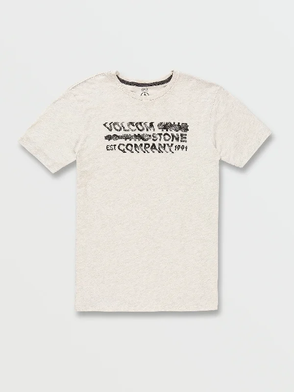 Steal Deal Redacted Short Sleeve Tee - Bone Heather