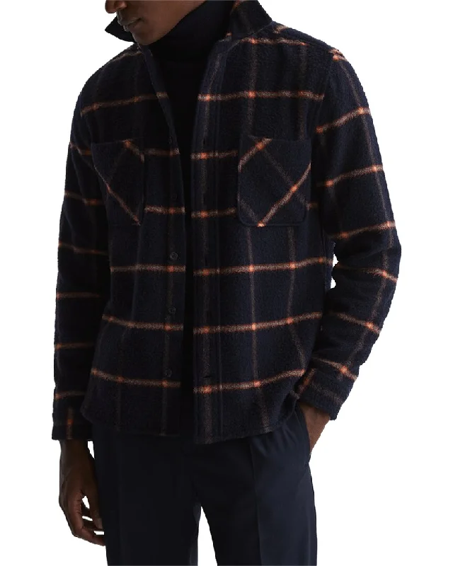 Lowest Price Reiss Bayo Wool-Blend Large Casentino Overshirt