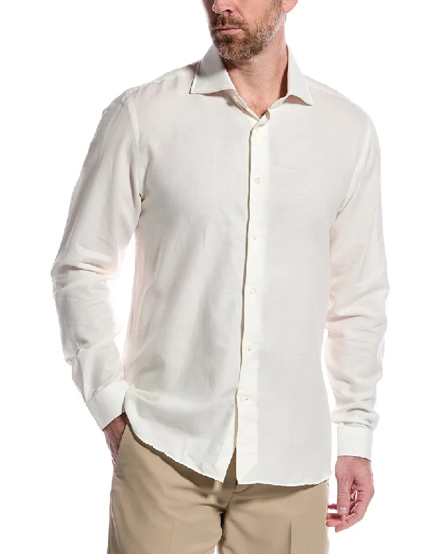 Flash Deals Reiss Croydon Cashmere-Blend Shirt