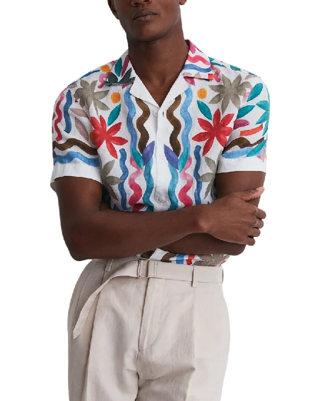 Super Deal Reiss Delphi Linen Shirt
