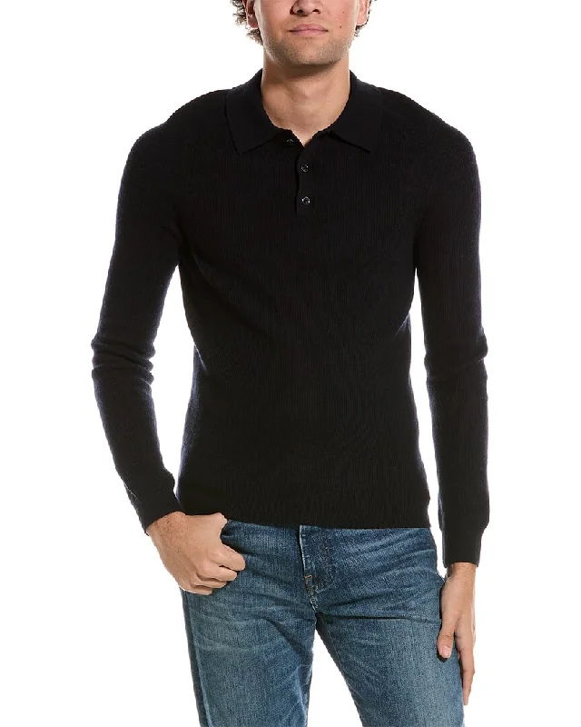 Hurry In Reiss Holms Wool Polo Shirt