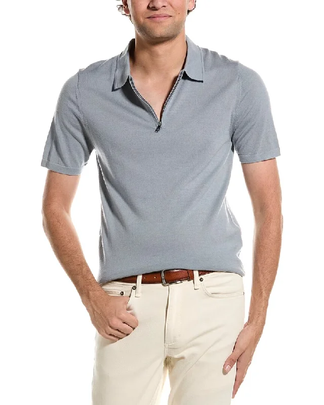 Hurry In Reiss Maxwell Merino Wool 1/2-Zip Polo Shirt