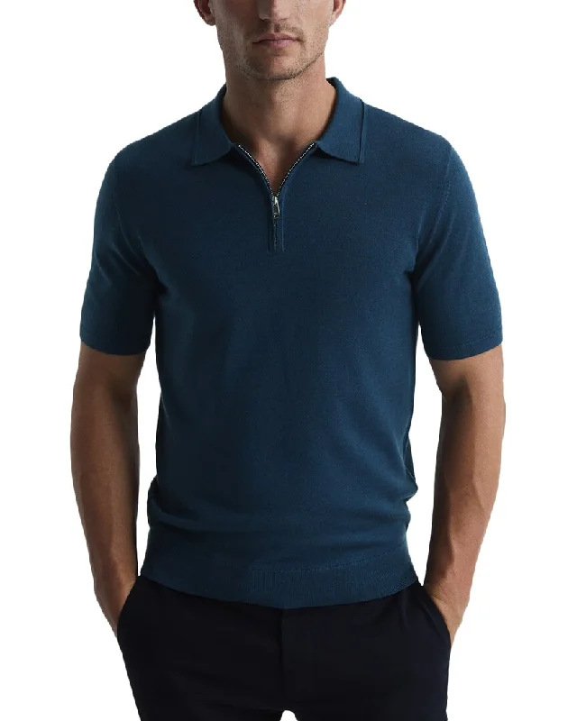 Weekend Bargains to Love Reiss Maxwell Wool Zip Polo Shirt