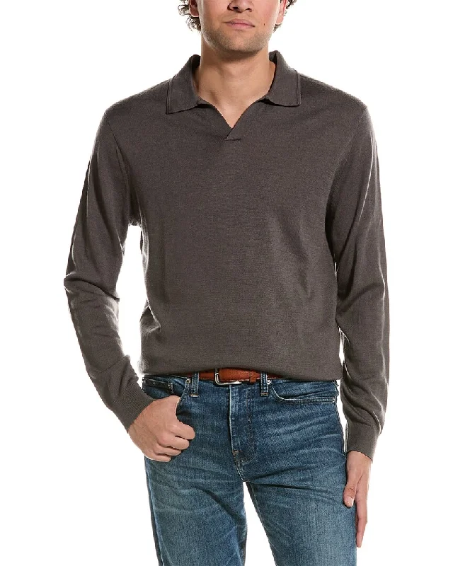 Epic Deals Reiss Milburn Merino Wool Open Collar Polo Shirt