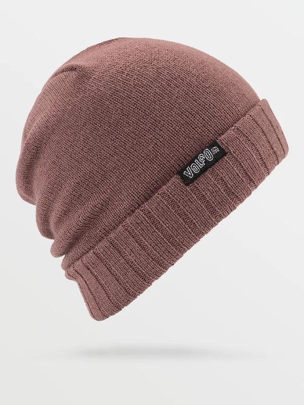 Value Deals Ribbington Beanie - Bordeaux Brown