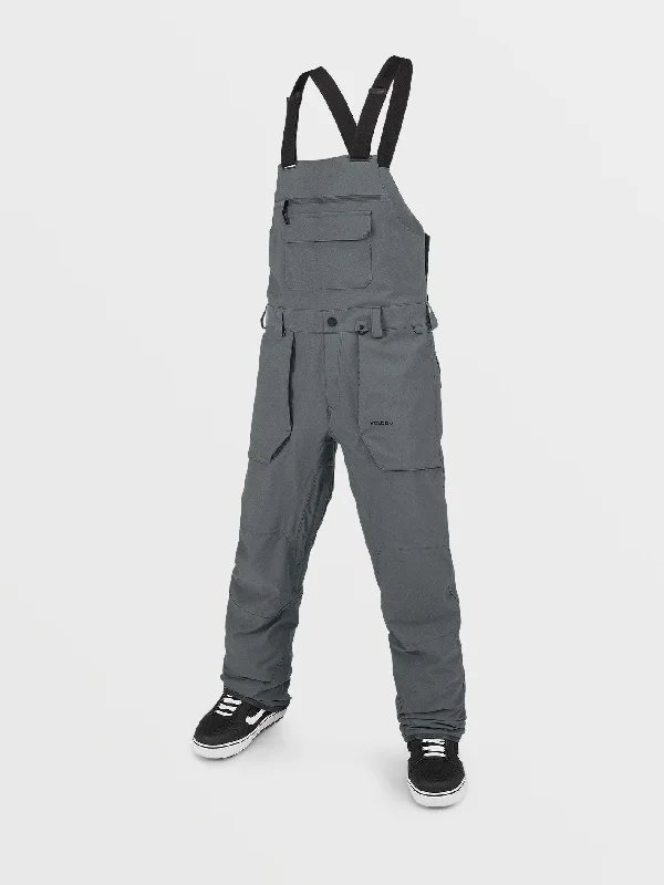 Take Advantage Mens Roan Bib Overalls - Dark Grey