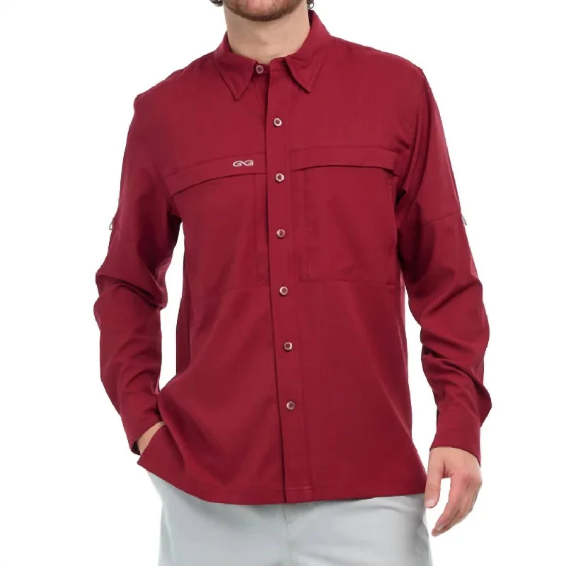 Weekend Specials to Indulge In Scout Shirt In Oxblood