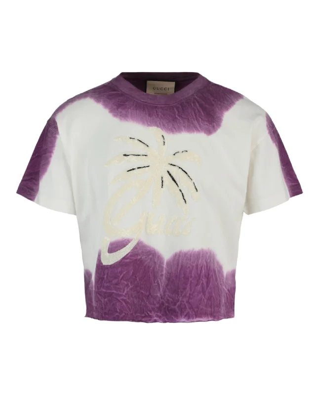 Year-End Sale Sequin Graphic Cropped T-Shirt
