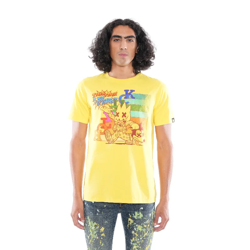 Super Sale SHORT SLEEVE CREW NECK TEE  "KILLER" IN MAIZE