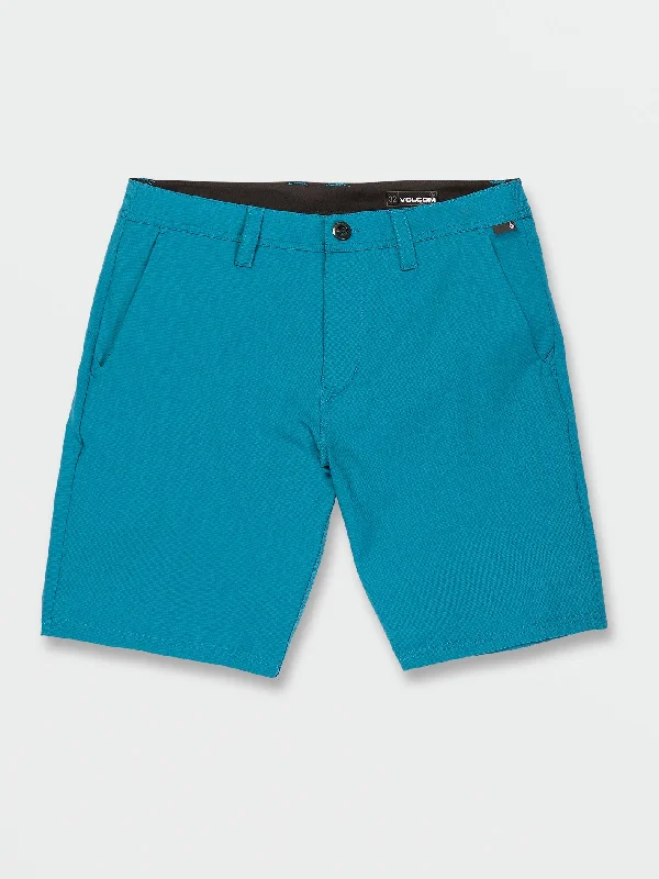 Year-End Sale Slub Frickin Cross Shred Shorts - Ocean Teal