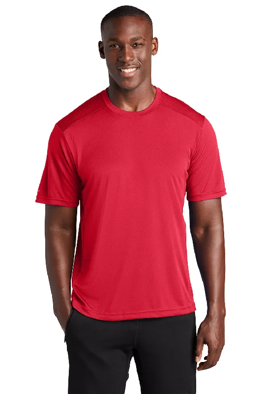 TIME-Limited Offer Sport-Tek Mens Elevate Moisture Wicking Short Sleeve Crewneck T-Shirt - True Red TIME-Limited Offer Sport-Tek Mens Elevate Moisture Wicking Short Sleeve Crewneck T-Shirt - True Red