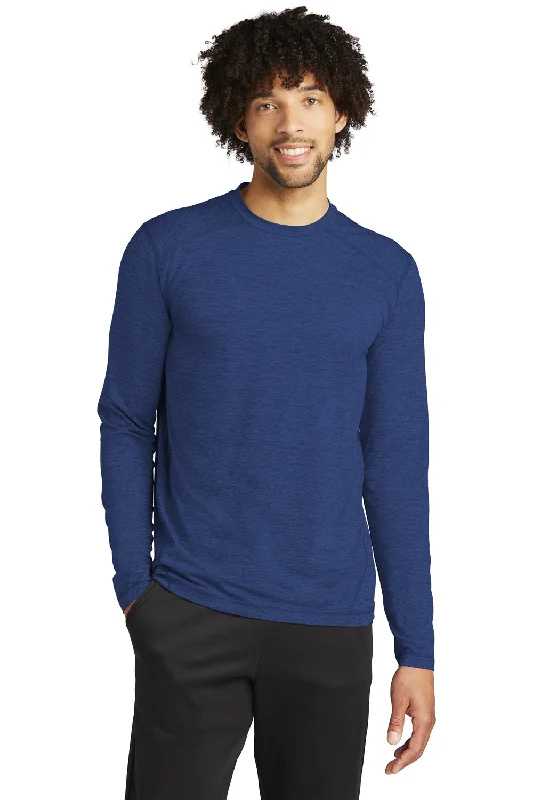 Weekend Discounts to Delight Sport-Tek Mens Exchange 1.5 Long Sleeve Crewneck T-Shirt - Heather True Royal Blue Weekend Discounts to Delight Sport-Tek Mens Exchange 1.5 Long Sleeve Crewneck T-Shirt - Heather True Royal Blue