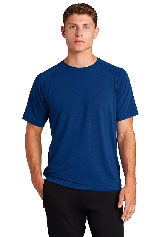 Major Savings Sport-Tek Mens Ultimate Performance Moisture Wicking Short Sleeve Crewneck T-Shirt - True Royal Blue