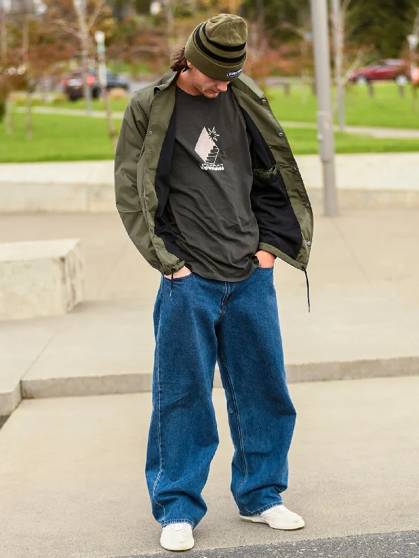 Stock Clearance Stairway Short Sleeve Tee - Stealth