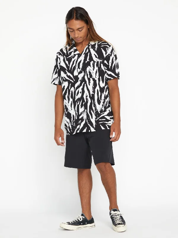 Savings Event Stone Party Animals Short Sleeve Shirt - Black