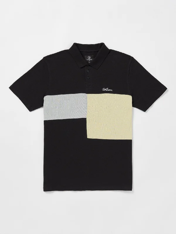 Deal of the Day Stoney Baloney Polo Short Sleeve Shirt - Black