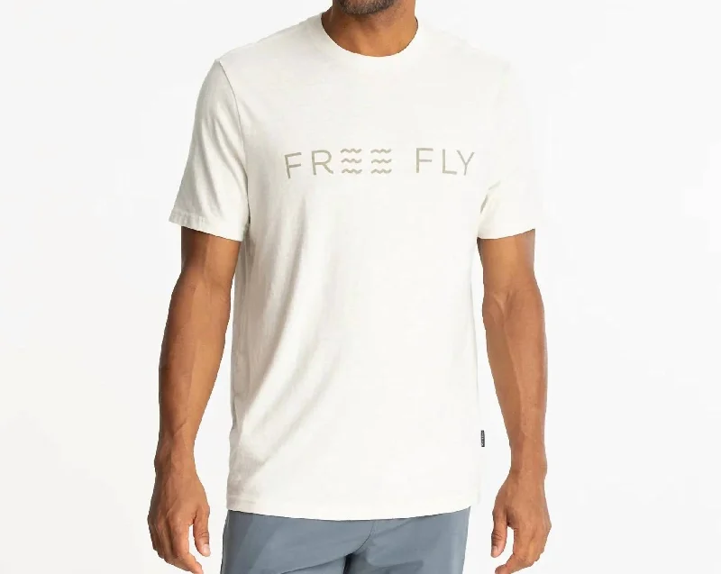 Deal Alert Straightaway Tee In Heather Birch