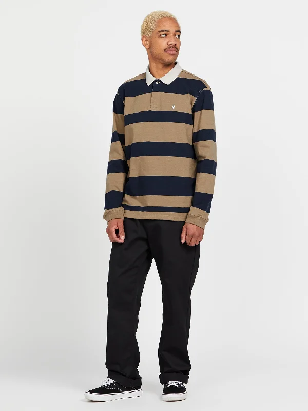 Fantastic Savings Sumpter Polo Long Sleeve Shirt - Khaki