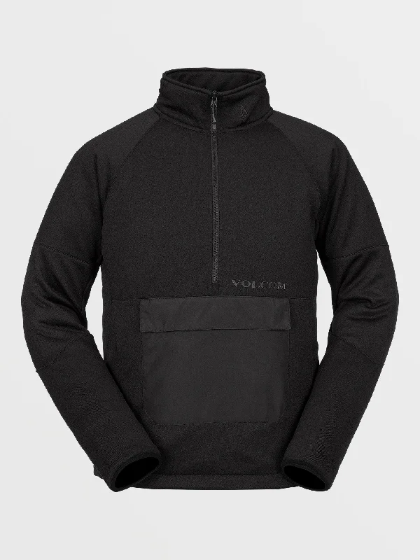 Major Deal Mens Tech Fleece Pullover - Black