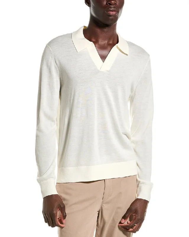 Stock Clearance Theory Briody Wool-Blend Polo Sweater