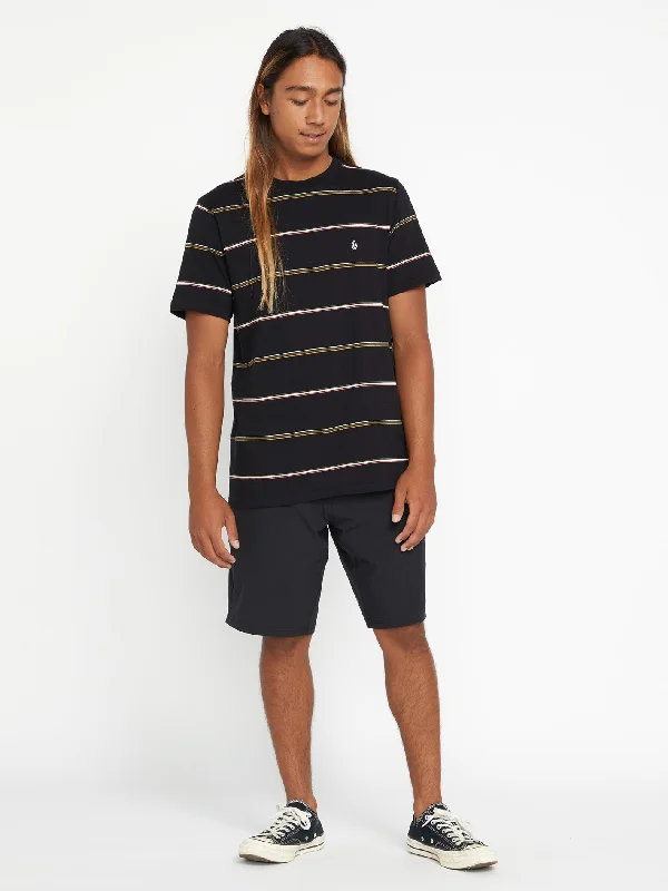 Factory Direct Sale Thortan Crew Short Sleeve Shirt - Black