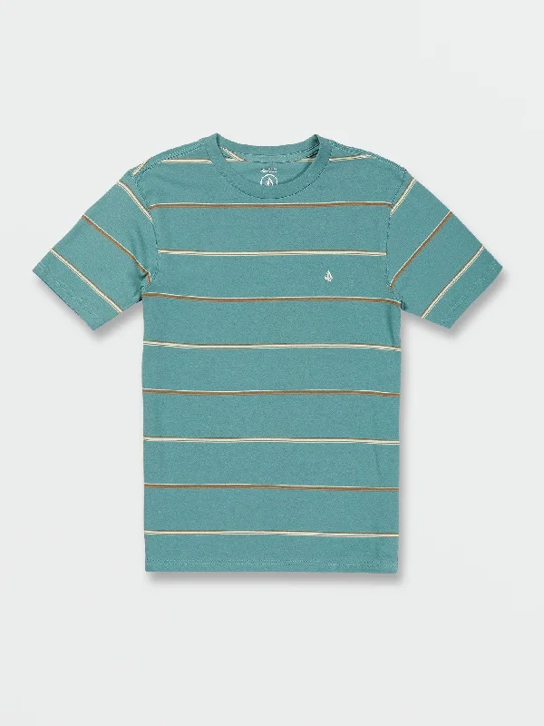 Deal Mania Thortan Crew Short Sleeve Shirt - Coastal Blue