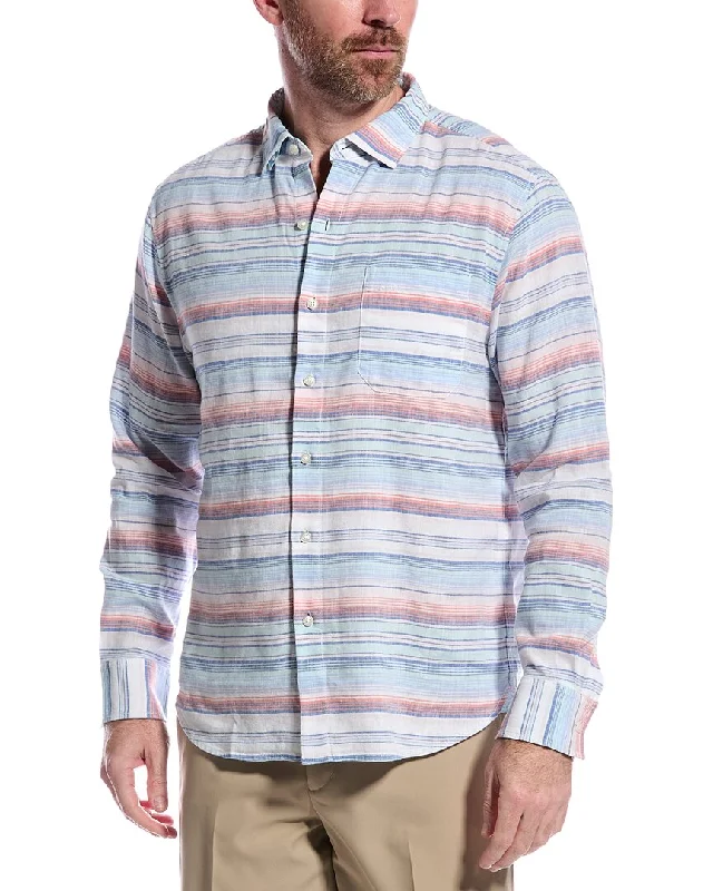 Value Pack Tommy Bahama Barbados Breeze Airy Stripe Linen-Blend Shirt