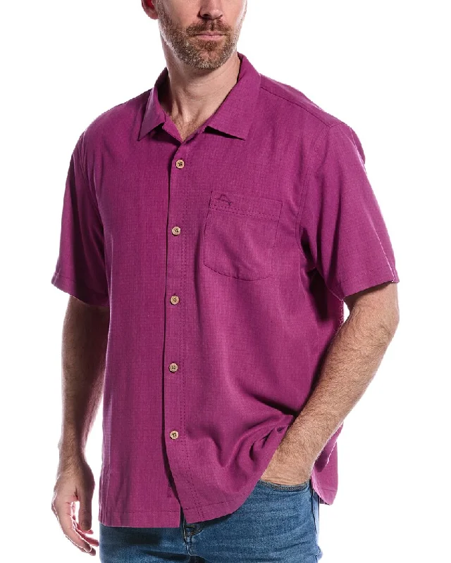 Reduced Prices Tommy Bahama Coastal Breeze Check Silk-Blend Shirt