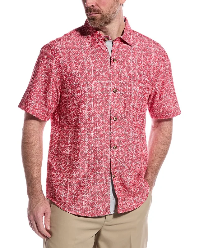 Deep Discounts Tommy Bahama Coconut Point Fleur De Geo Camp Shirt
