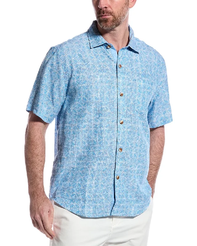 Huge Discounts Tommy Bahama Coconut Point Fleur De Geo Camp Shirt