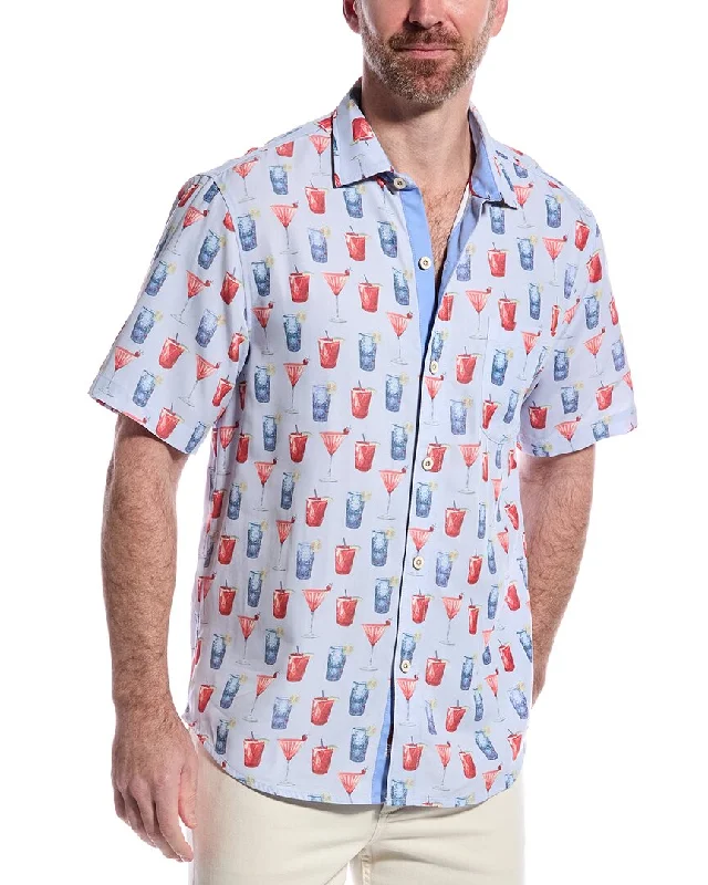 Blowout Sale Tommy Bahama Coconut Point Red White Cheers Shirt