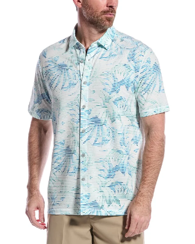 Savings Event Tommy Bahama Costa Wave Leaves Camp Shirt