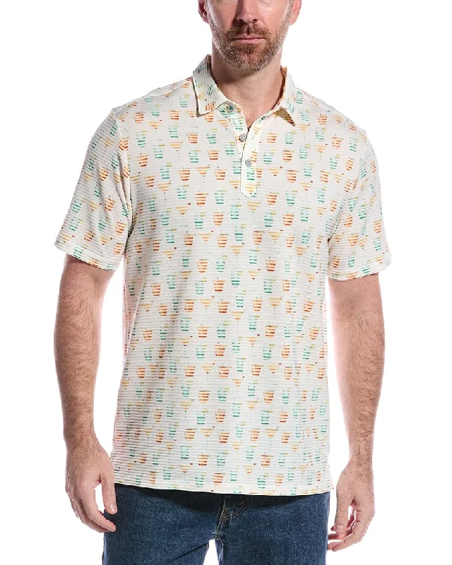 Big Deal Tommy Bahama Costa Wave Seersipper Polo Shirt