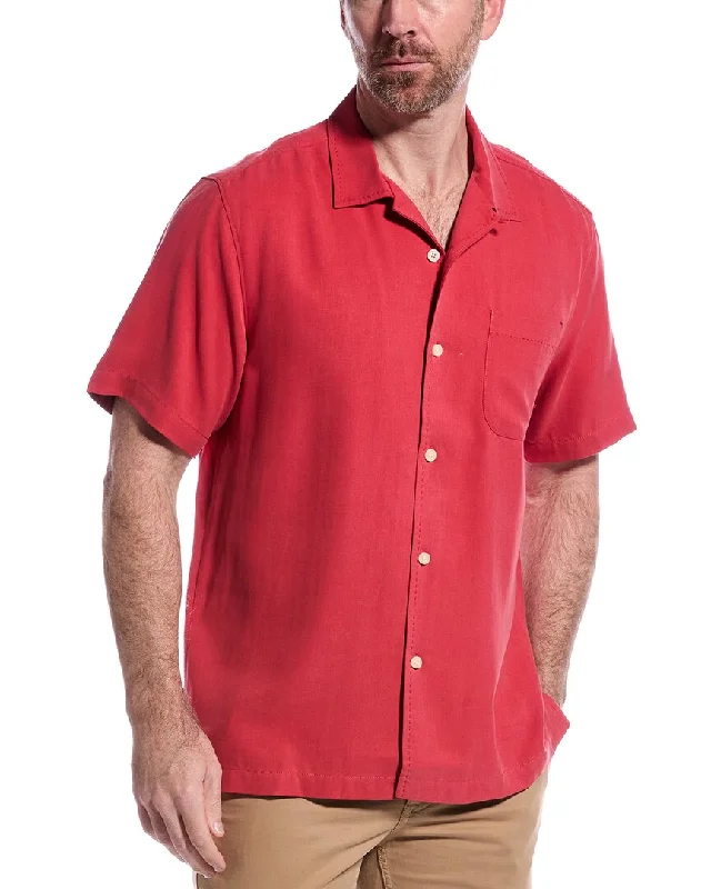 Act Fast Tommy Bahama Hawaiian Herringbone Silk Shirt